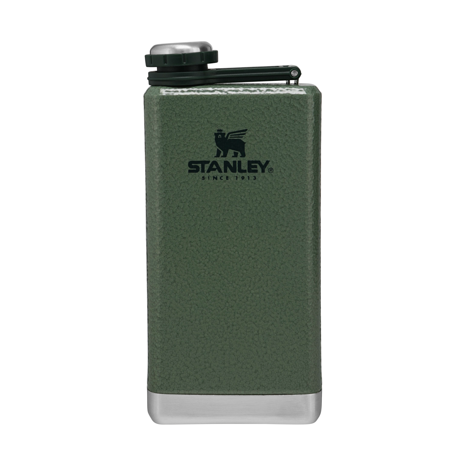 Leakproof Stainless Steel Adventure Pre-Party Flask in Hammertone Green