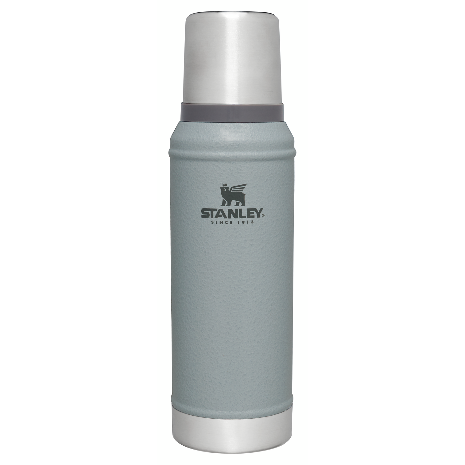 Leakproof Stainless Steal Classic Legendary Bottle in Hammertone Silver
