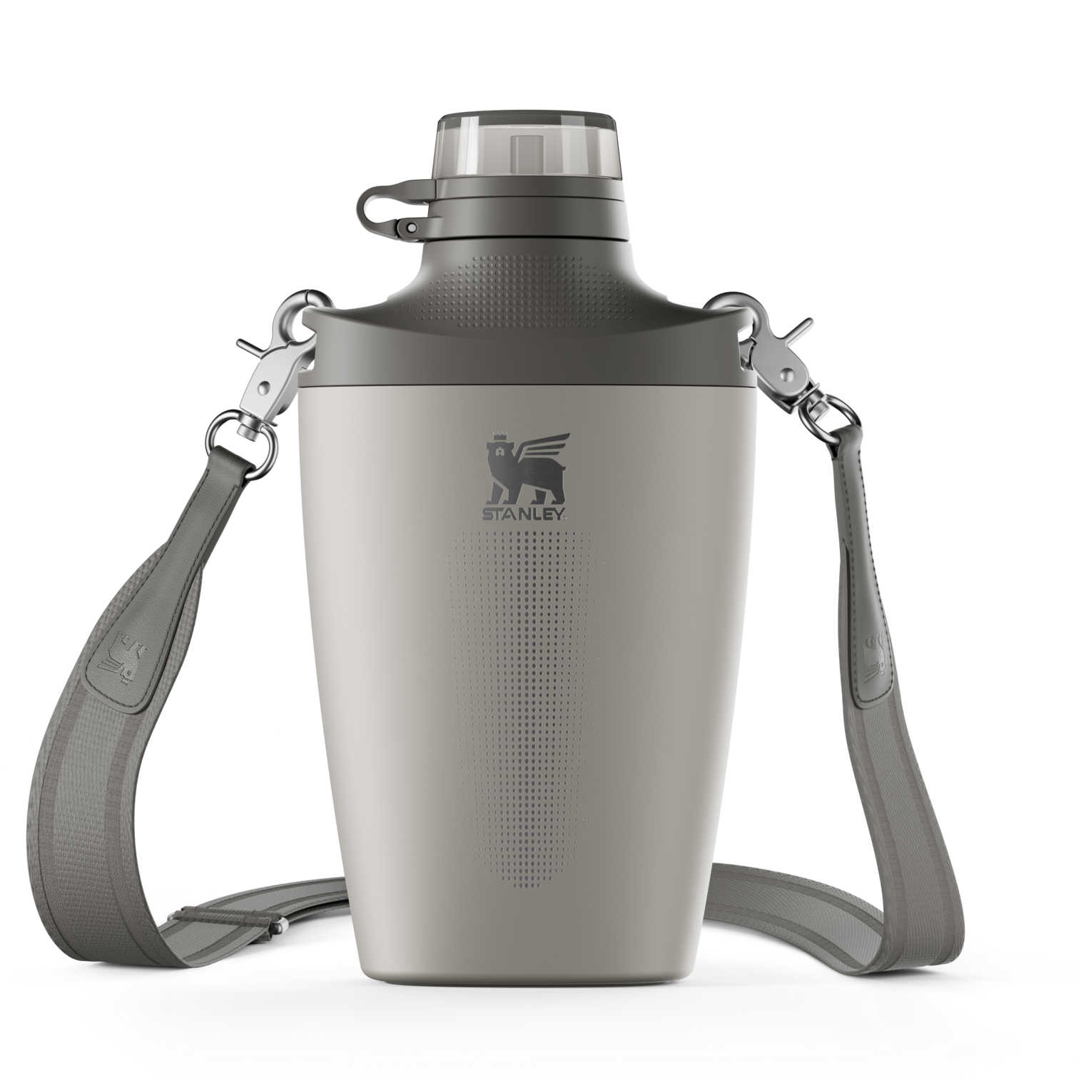 Stanley Crossbody Water Bottle in Ash Grey