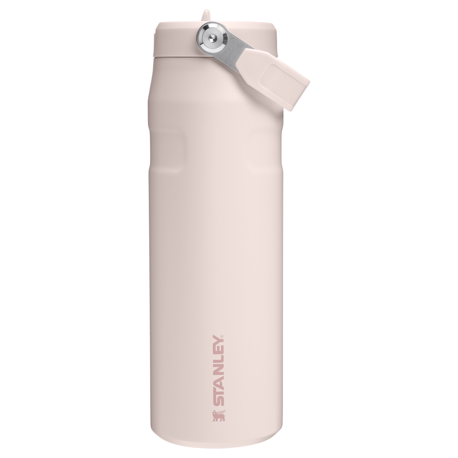 Stanley 24 OZ IceFlow Aerolight Water Bottle Flip Straw In Rose Quartz Pink
