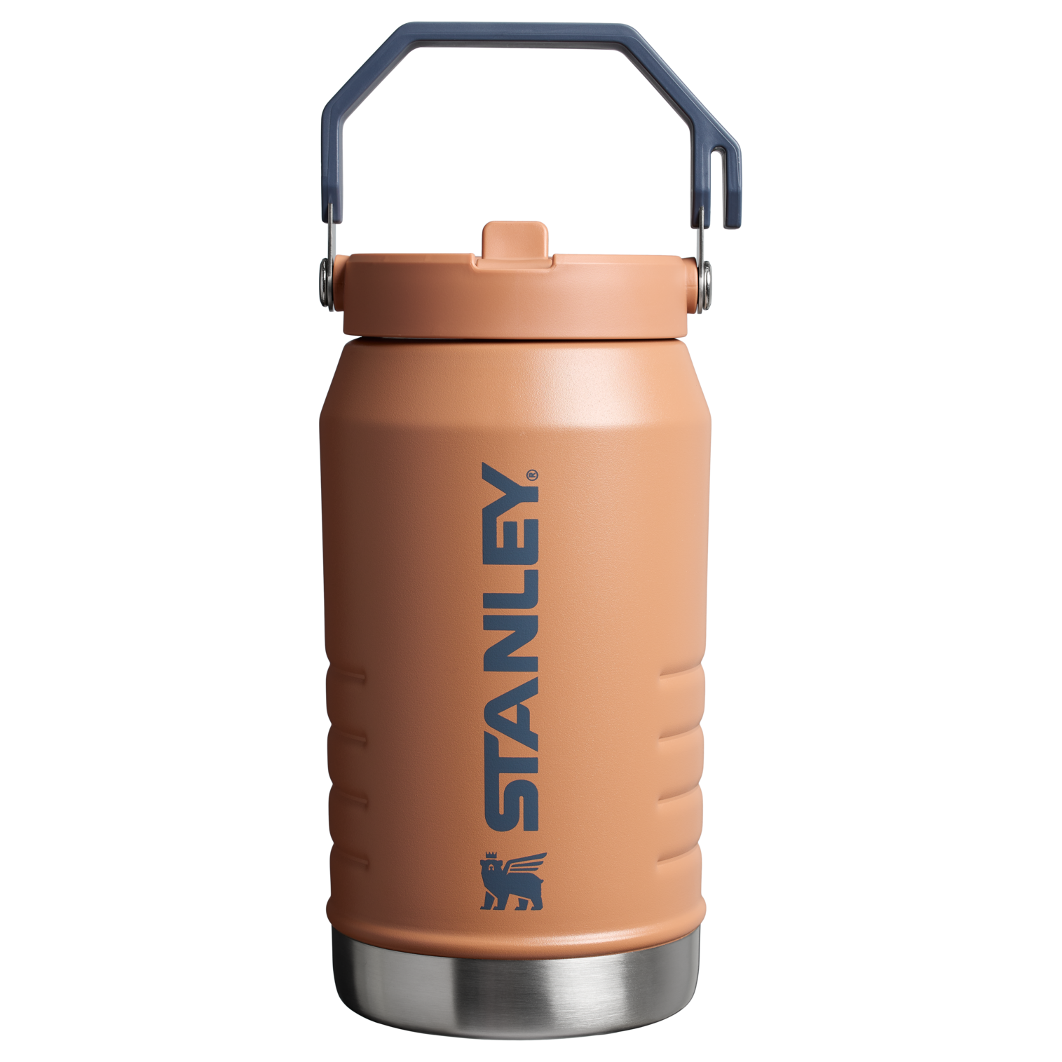 Stanley 64 OZ IceFlow Flip Straw Water Jug In Toast Brown