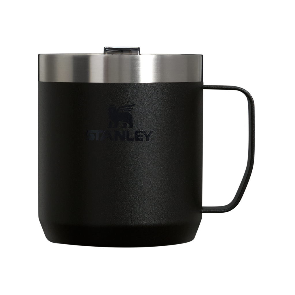 The Stanley Stay-Hot Camp Insulated Mug 12OZ In Black