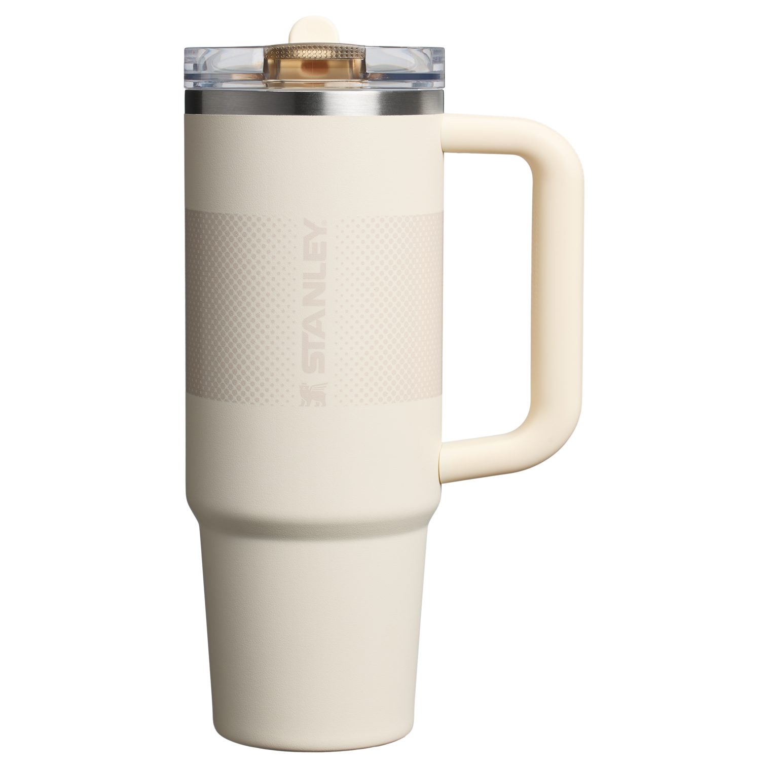 Stanley 30 OZ Quencher ProTour Flip Straw Tumbler In Cream Fade White