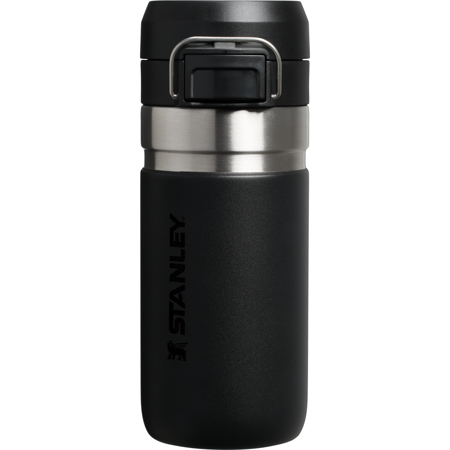 Stanley 16 OZ Quick Flip Insulated Water Bottle In Black